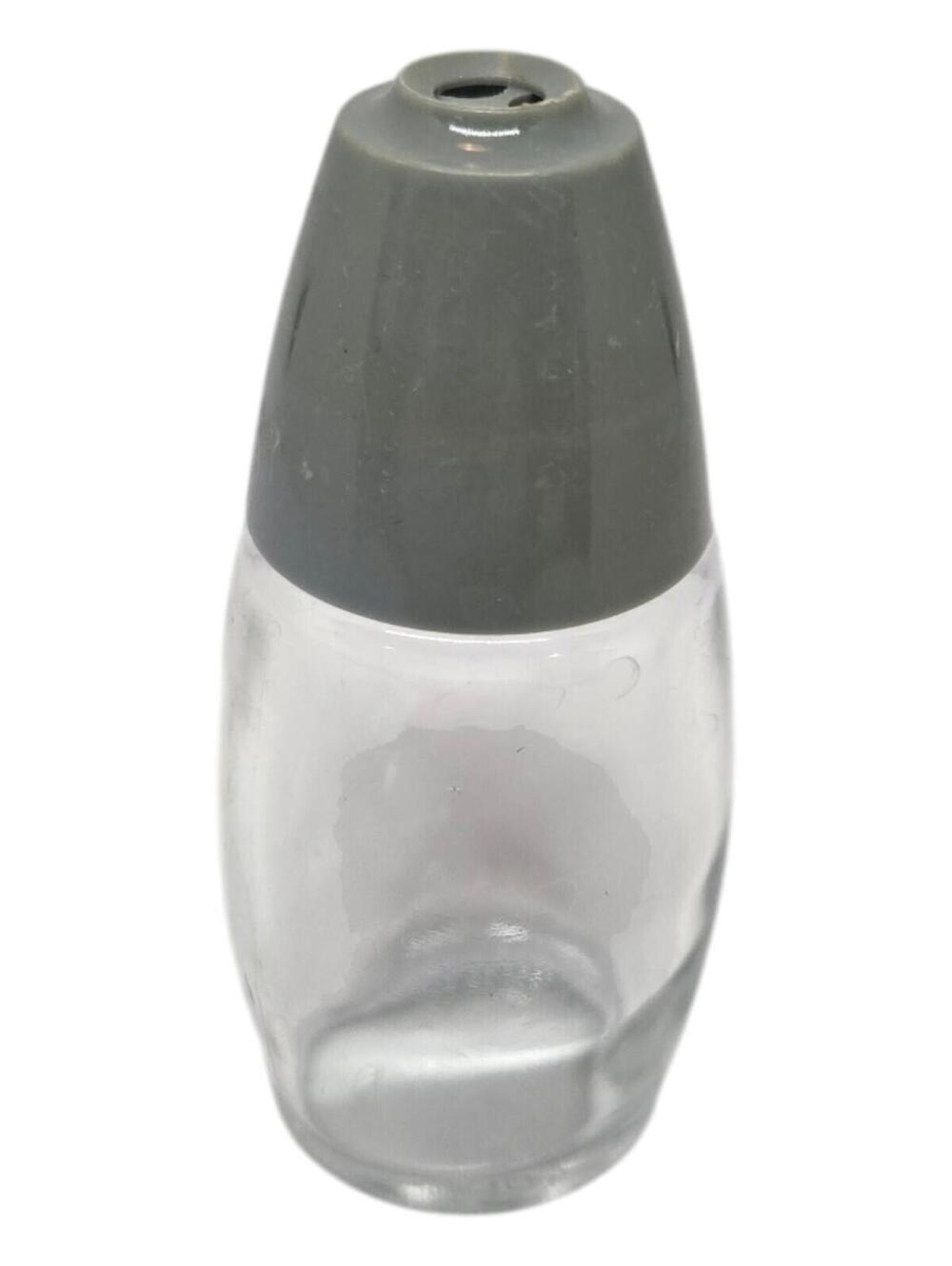 Corelle Clear Corning Ware Toothpick Holder Rare, Gray Top